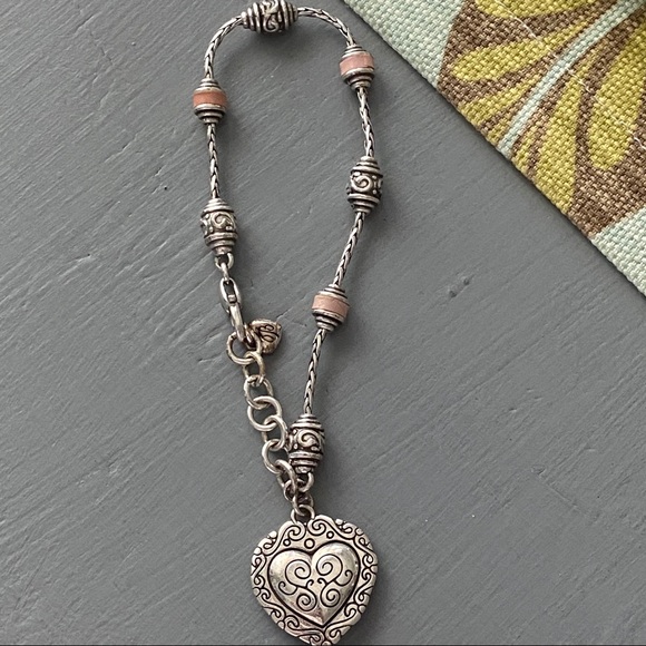 Brighton Silver Tone Heart  Bracelet - Picture 2 of 7